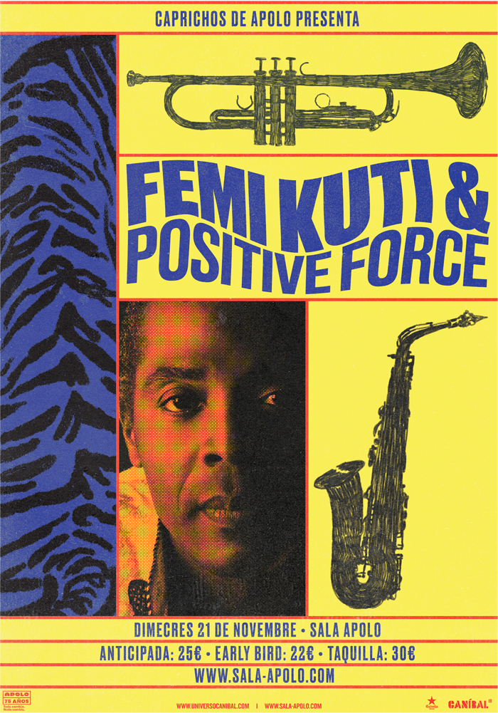 Femi Kuti en Sala Apolo