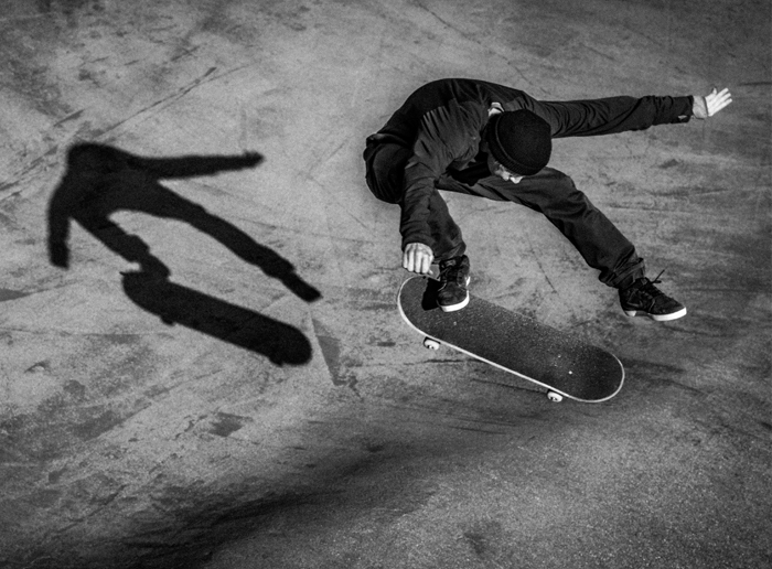 Jacopo Carozzi. Kickflip Shadow. French Fred