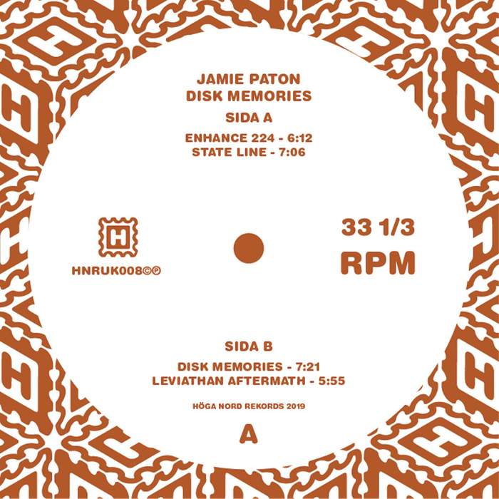 Disk Memories. Jamie Paton.