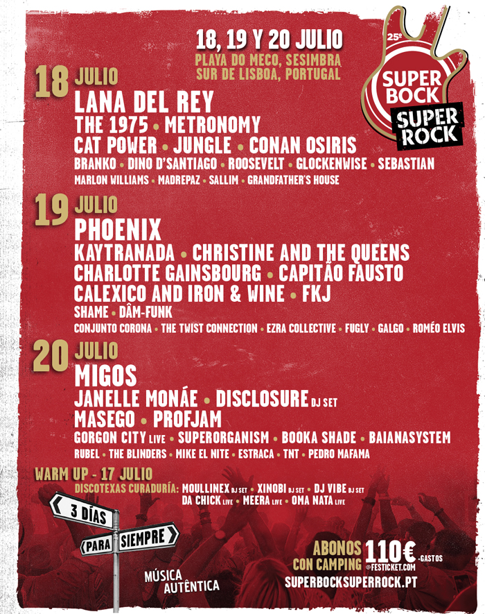 Super Bock Super Rock 2019