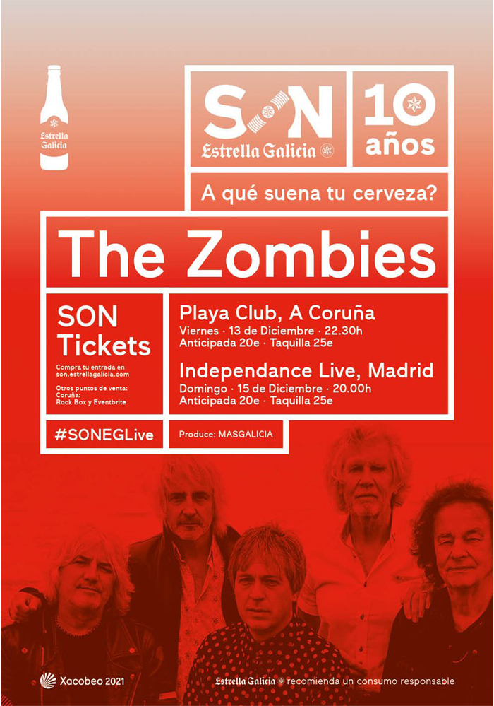 The Zombies. SON Estrella Galicia.