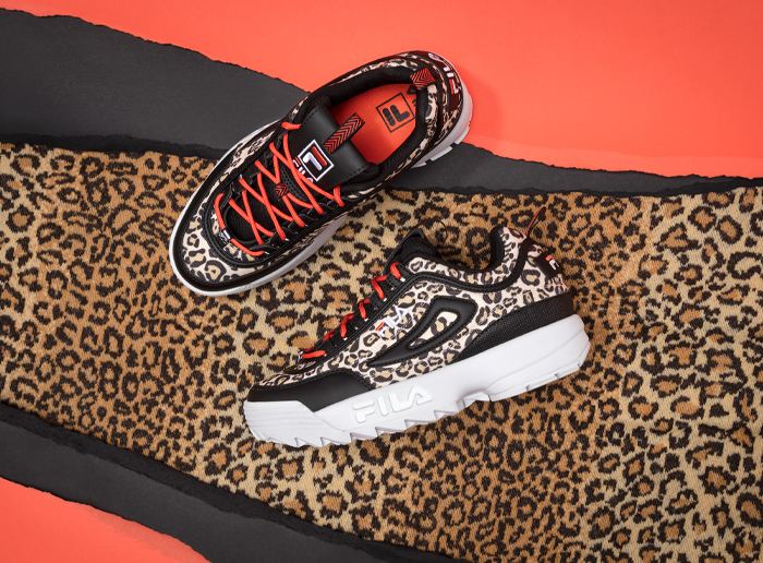 FILA Disruptor II Animal Print walk on the wild side