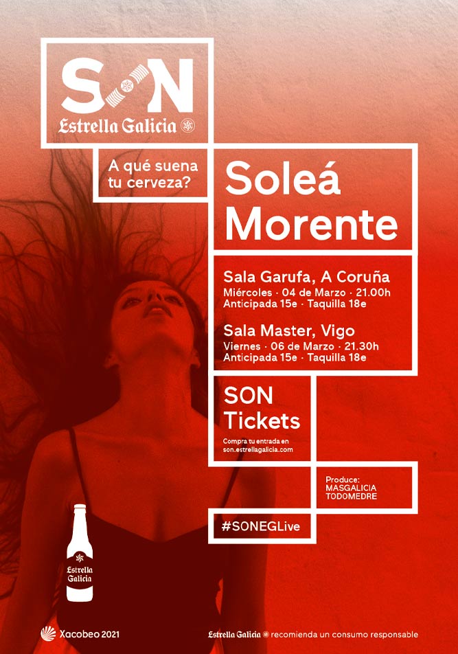 Cartel de los conciertos de Soleá Morente