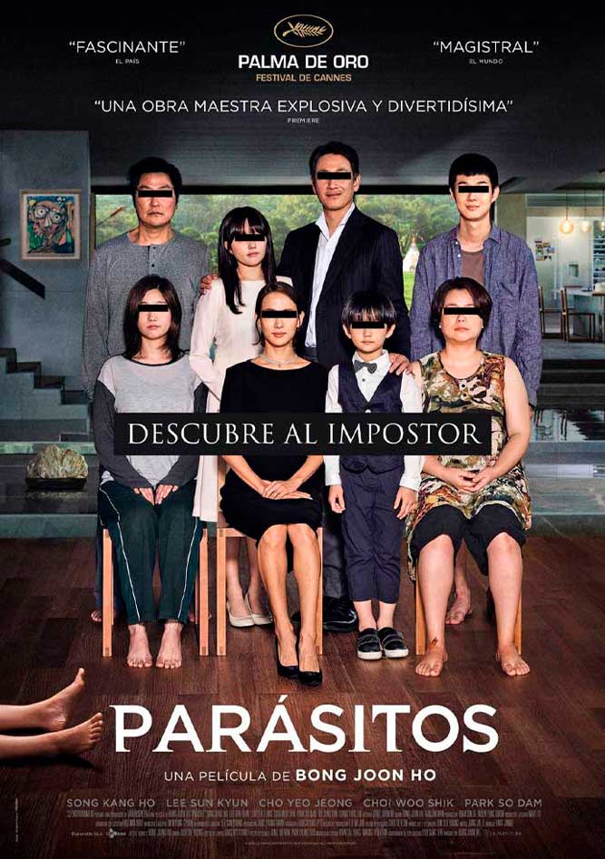 cartel película Parásitos