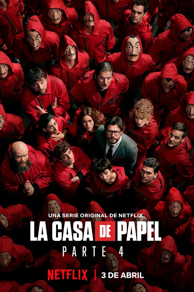 cartel La Casa de Papel temporada 4