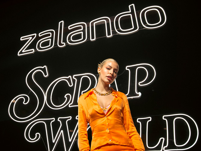 Jessica Goicochea en Zalando x ScrapWorld