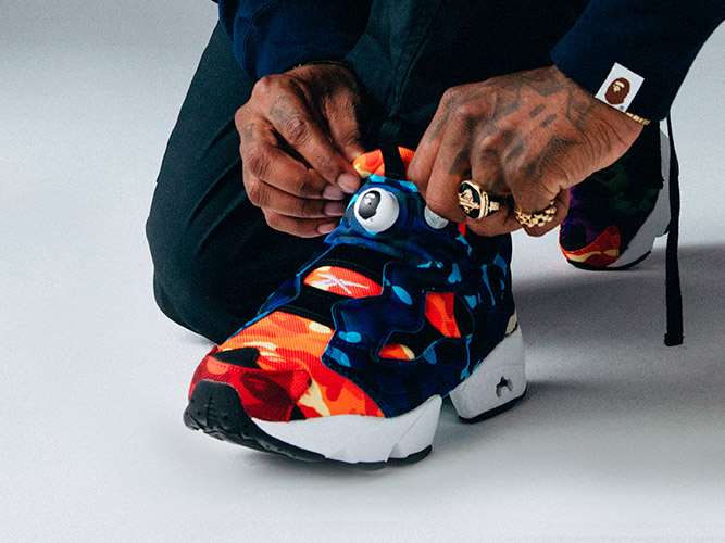 Reebok Bape Instapump Fury