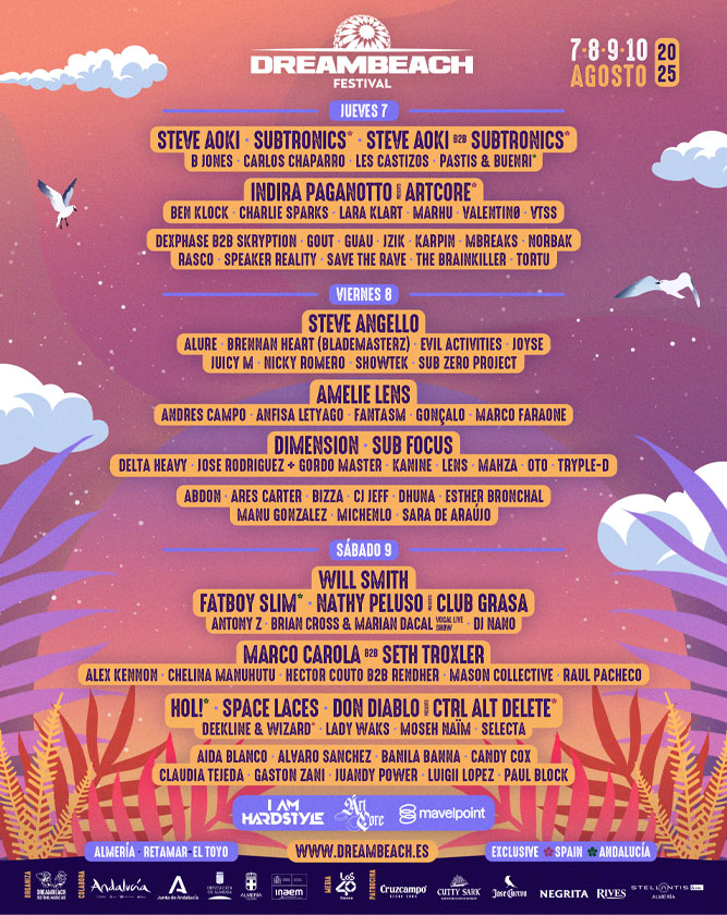 Dreambeach 2025 completa su cartel